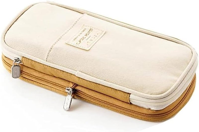 ARNUIXTY Large Storage Pencil Case Pen Bag with Zipper Big Capacity Pouch Organizer for Office Travel Holder Box - Image 1
